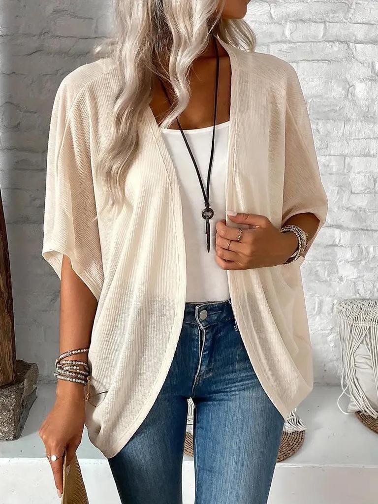 2025 Plus Size European and American Women's Long-Sleeve Casual Knitted Dress