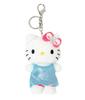 Cartoon JK Uniform Hello Kitty Gal Black Skin pink Leopard plush Doll Backpack Keychain Stuffed KT cat toys Pendant