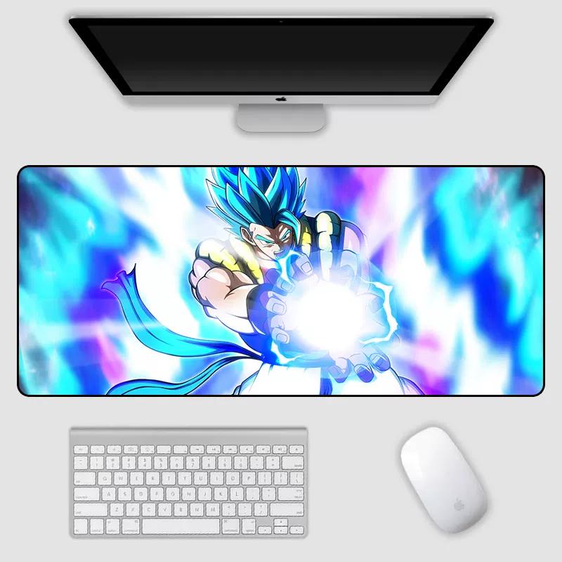 2026 Dragon Ball Leather Mouse Pad Son Goku Printing Pattern Large Size Game Gaming Keyboard Pad Boys Office Animation Non-slip Table Mat