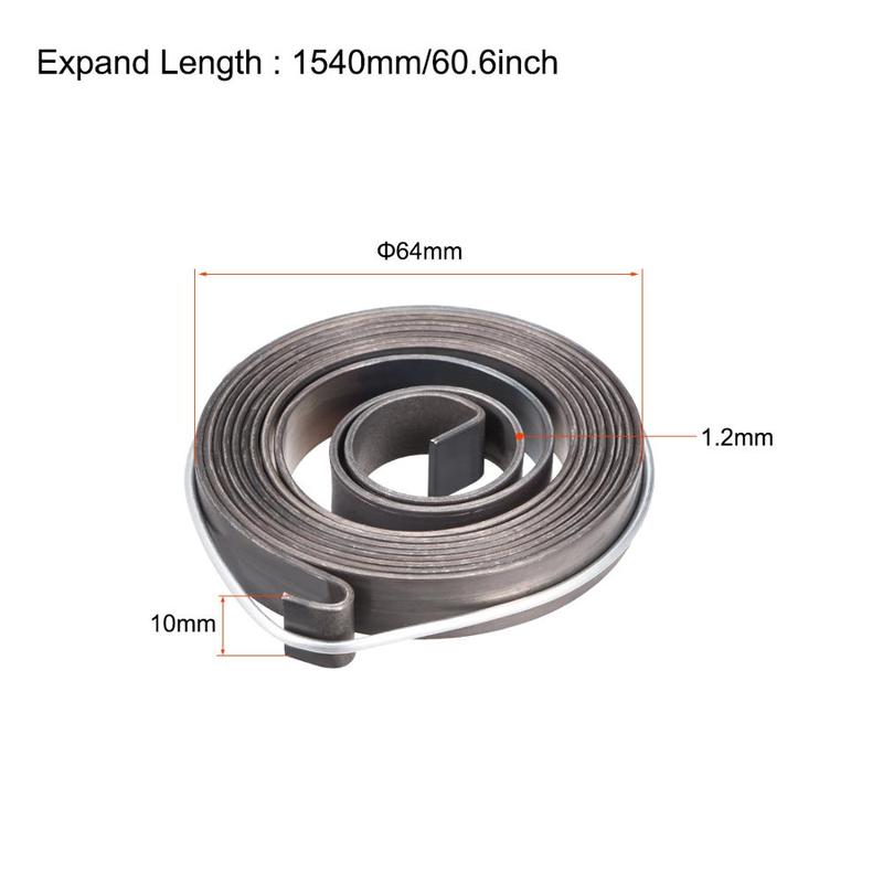 UXCELL Drill Press Spring Drill Press Quill Feed Return Coil Spring Assembly Spring Steel Chemical Blackening Finish 1PCS