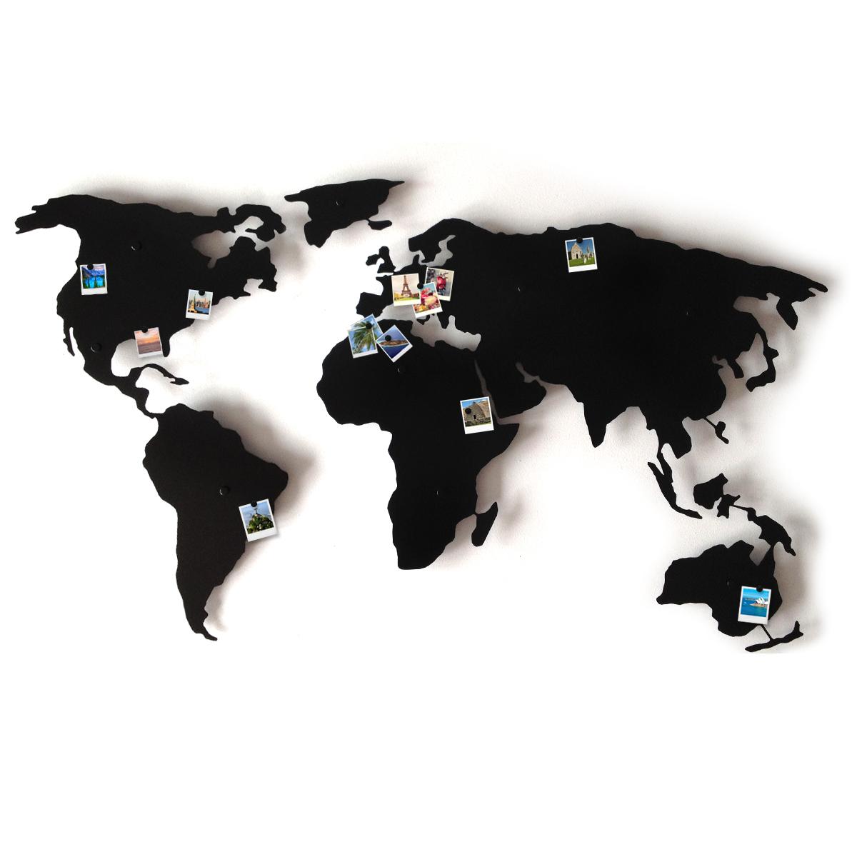 Decorizzly® Dekoracja Scienna  Mapa 3D