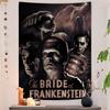 Frankenstein Classic Horror Movie Anime Tapestry Hanging Tarot Hippie Wall Rugs Dorm Home Decor