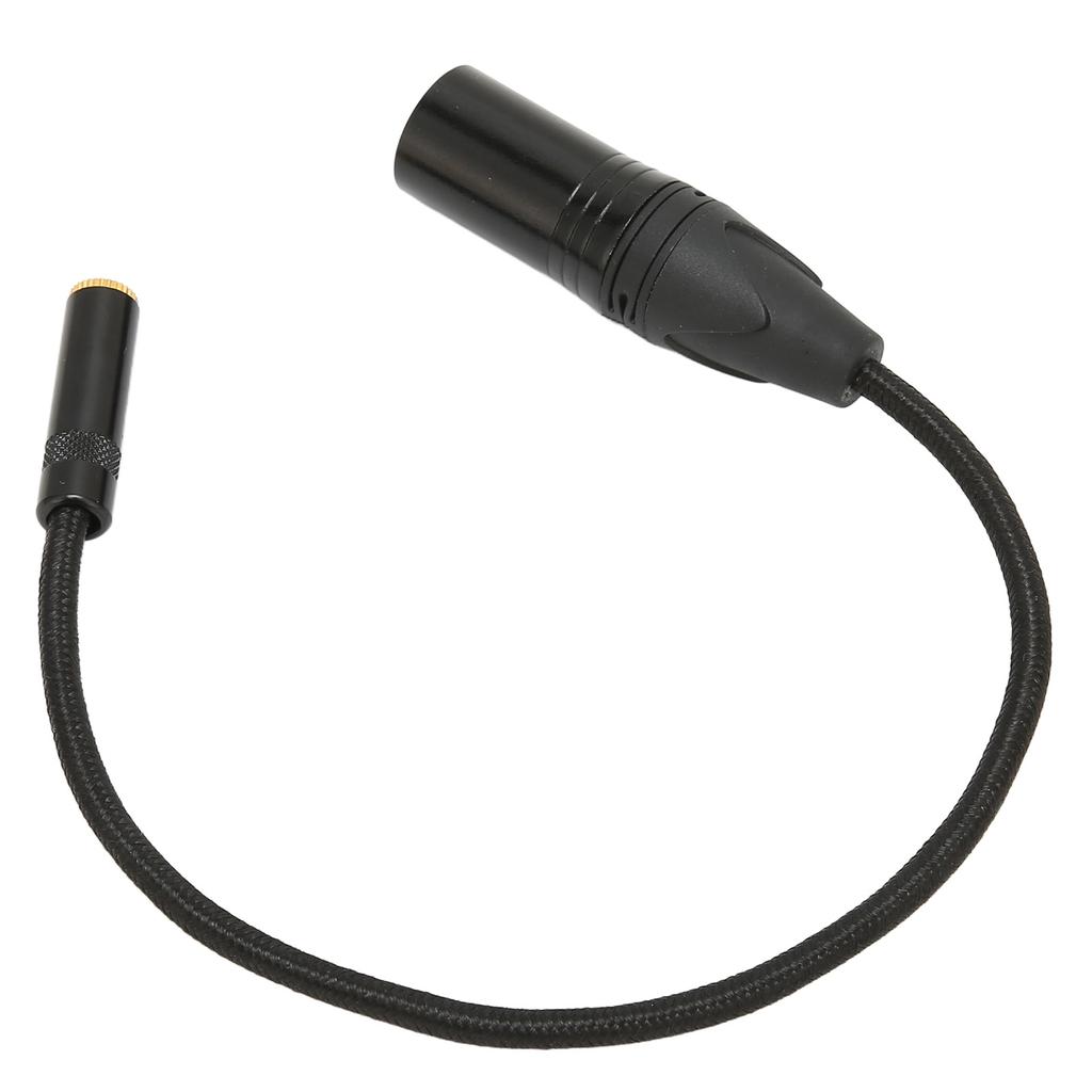 XLR Male to 3.5mm Female Calbe 0.3m 0.98ft XLR Connector Converter for Amplifiers Mixers