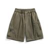 New Men's Retro Overalls Shorts Men's Summer Simple Loose Pants Casual Fashion Joker.