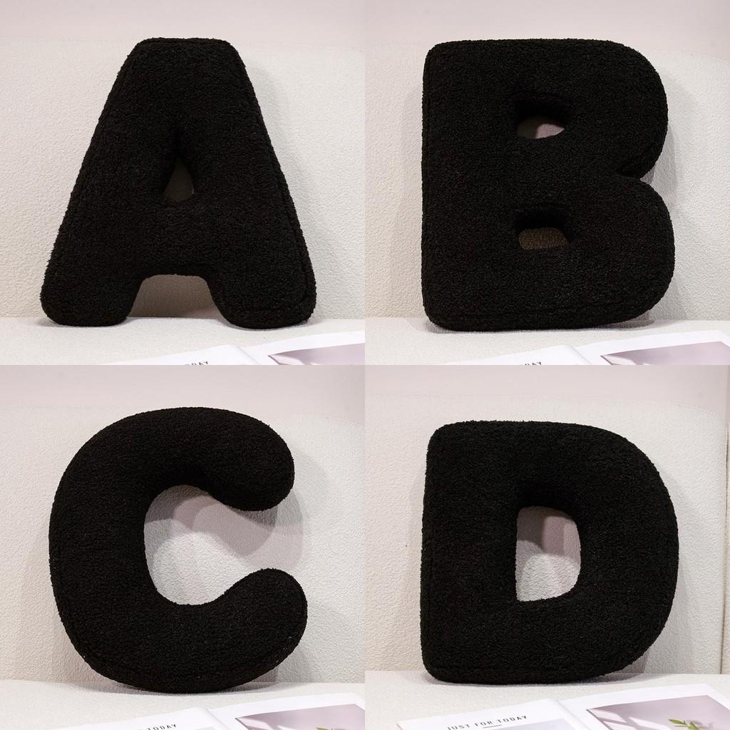 26 English Letters Plush Toy Cartoon Cushion Stuffed Doll Decoration Bedroom