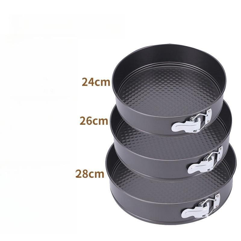 6 Size Carbon Steel Cakes Molds  Removable Bottom Round Mold Cake Baking Pans Non-Stick Cake Mould Kitchen Cake Tool Tray Set