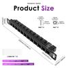 Patch Panel de 12 Portas 10 polegadas 0.5U CAT6 Patch Panel de Rede para DeskPi RackMate T1/T0/T2/T1 Plus/T0 Plus e Rack de Servidor/Ne de 10 Polegadas