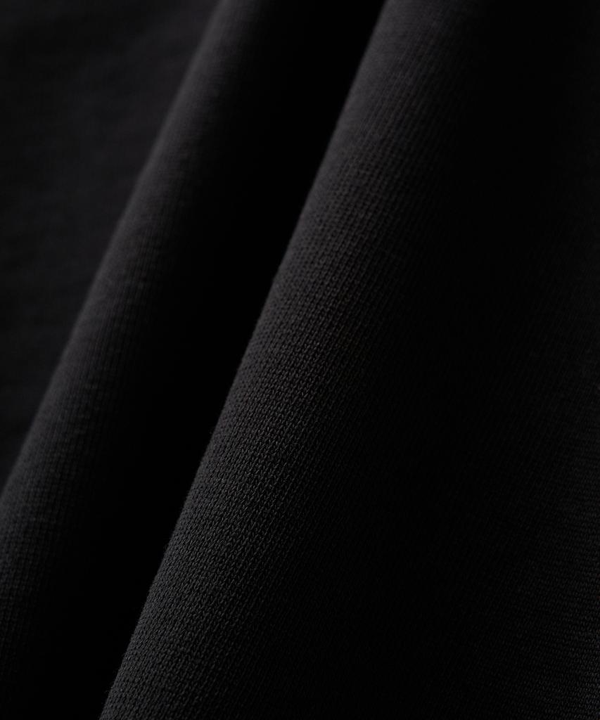 Seteo (W) Classic Logo Crop Sweatshirt Black Pink