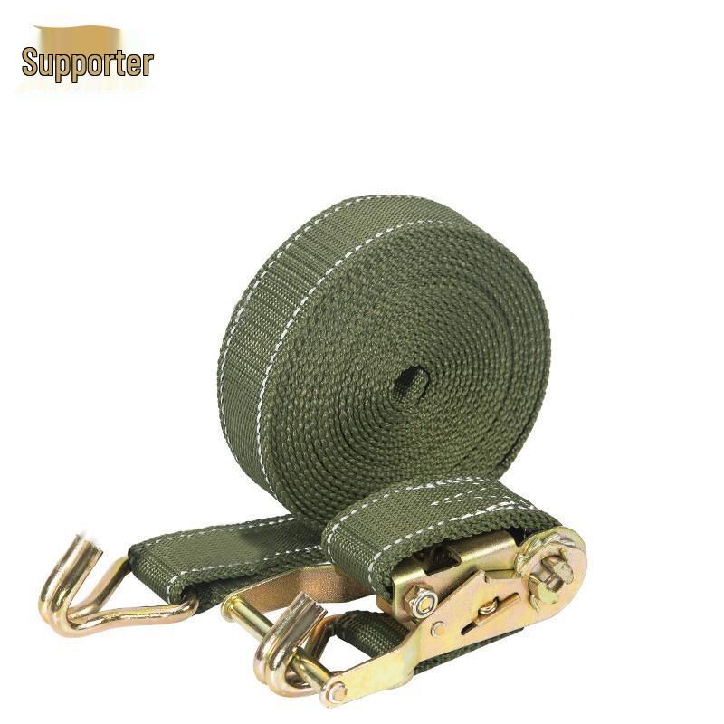 Heavy-Duty Truck Cargo Ratchet Tie-Down Strap