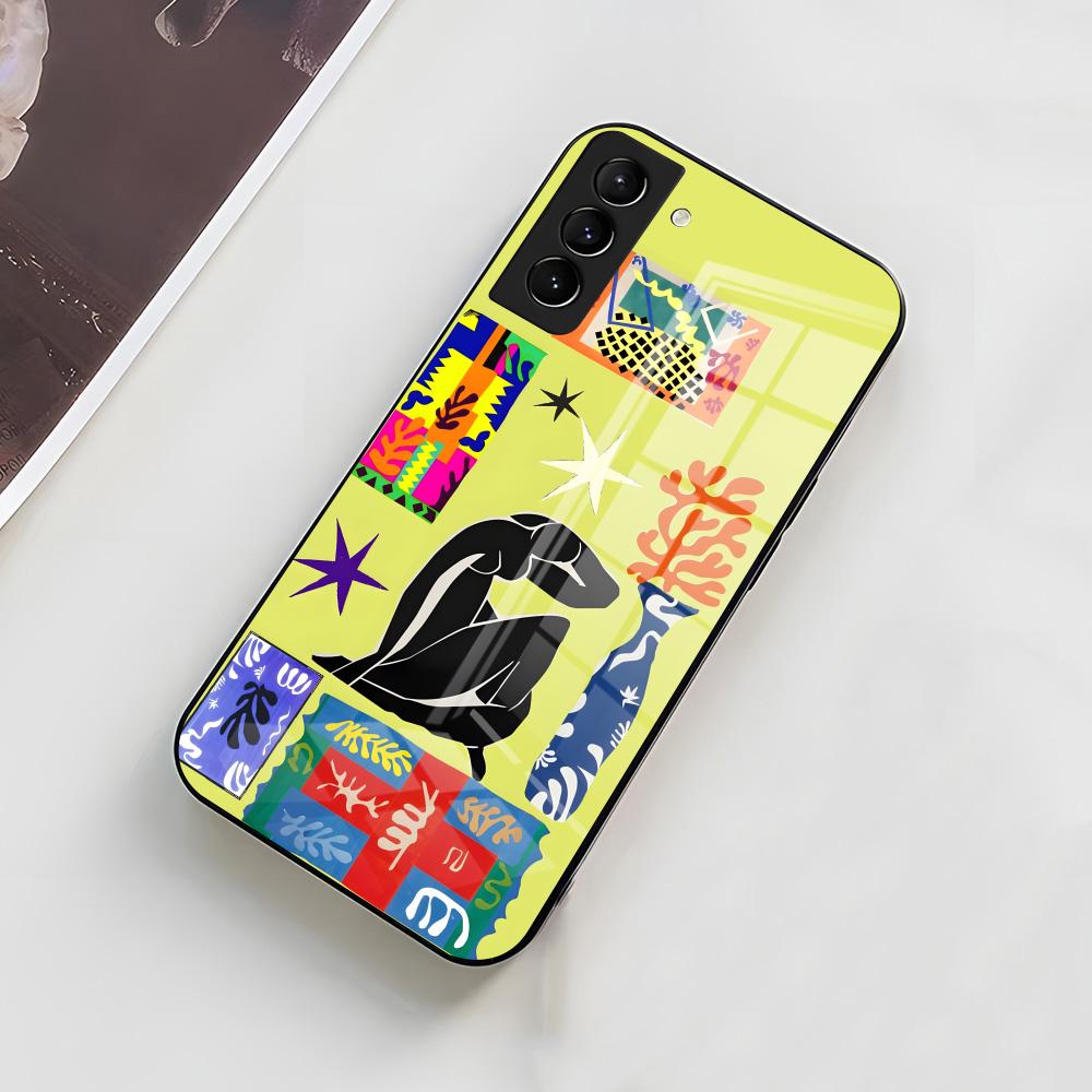H-Henri M-Matisse Art Painting Phone Case For Samsung A56 A36 A26 A16 A15 A25 A35 A55 A14 A34 A24 A54 Glass Case