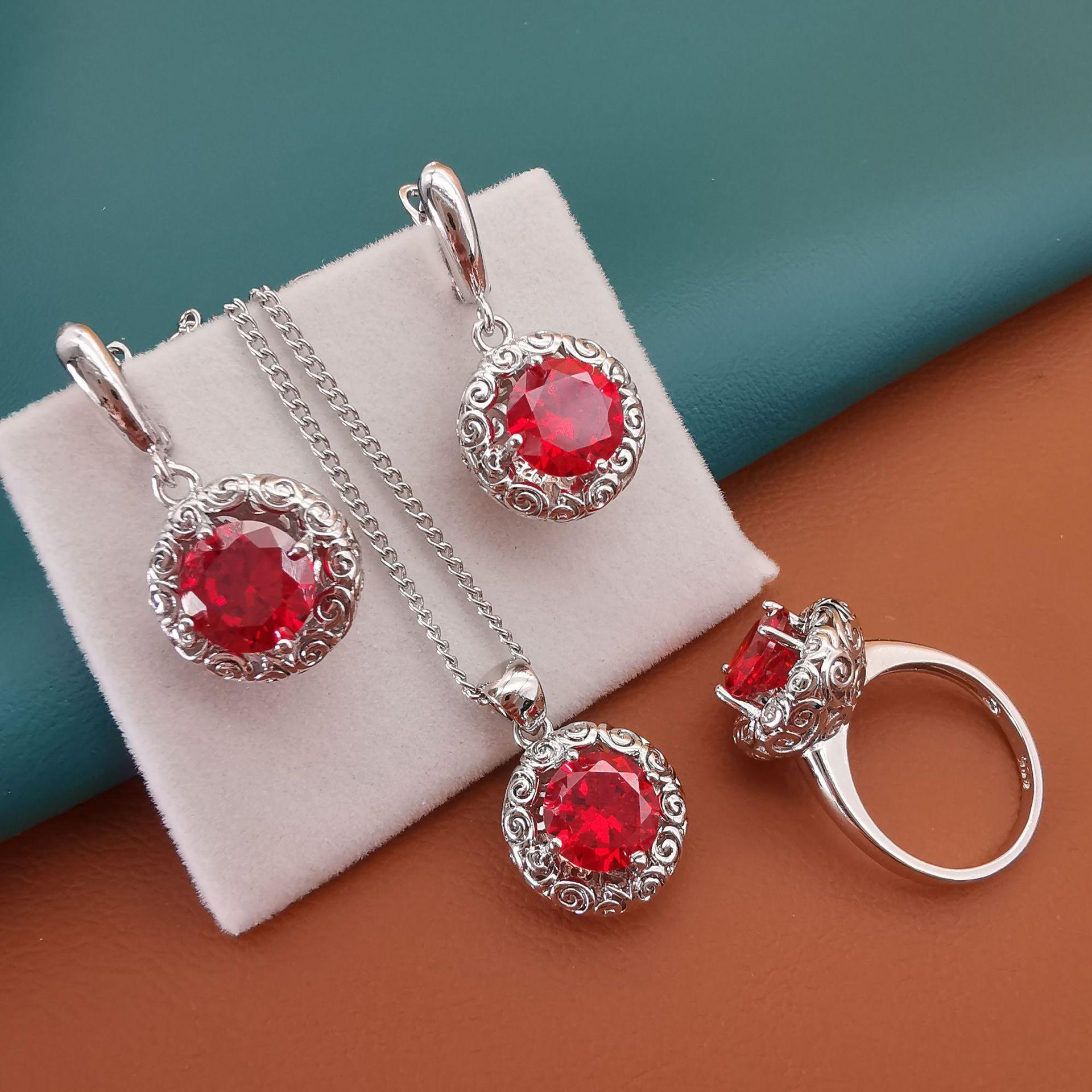 

Винтажный узорчатый фонарь в европейском и американском этническом стиле комплект украшений из трех предметов: ожерелье и серьги Size 10