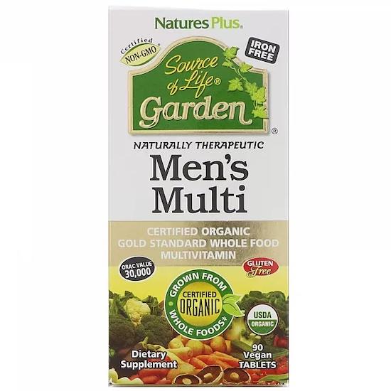 Natures Plus- Source of Life Garden, Men's Multi, 90 Vegan Tablets