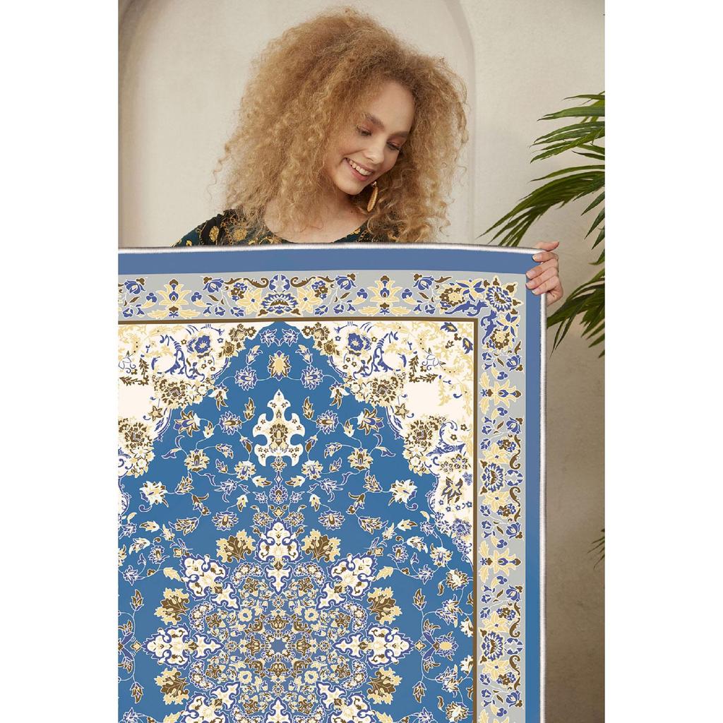 Decorative Special Design Modern Anatolian Classic Patterned Non-Slip Base Washable