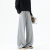 Scimitar Pants Spring New Trendy Sweatpants Men and Women Couple Pants Loose Straight Wide-leg Casual Pants