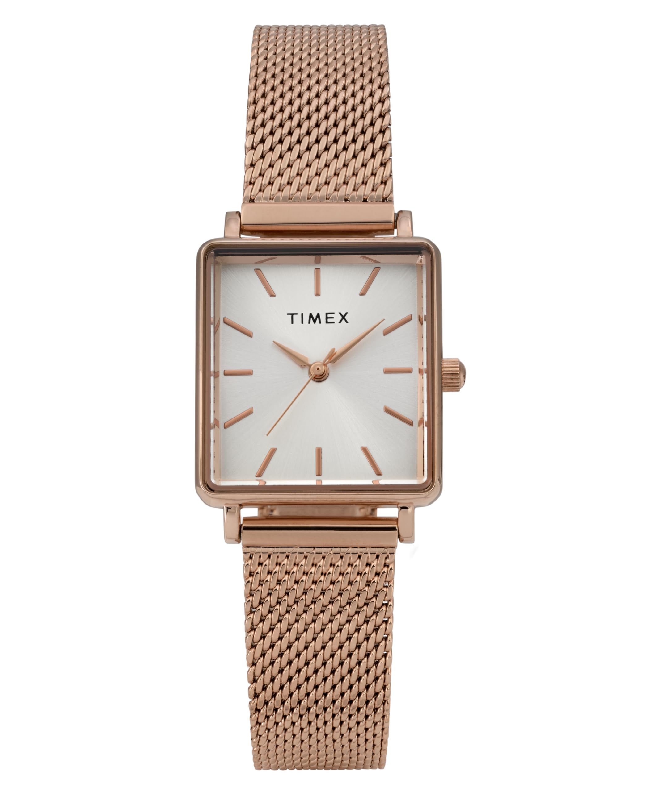 TIMEX Transcend 3 ATM Water Mineral Silver Unisex Watch, Quartz, Resistant, Glass, Dial, TW2Y26200, [Used]