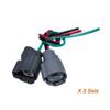 5 Pair Solenoid & Oil Pressure Switch Connector Wire Harness Wiring Pigtail Plug For Honda Acura Civic Prelude Integra VTEC