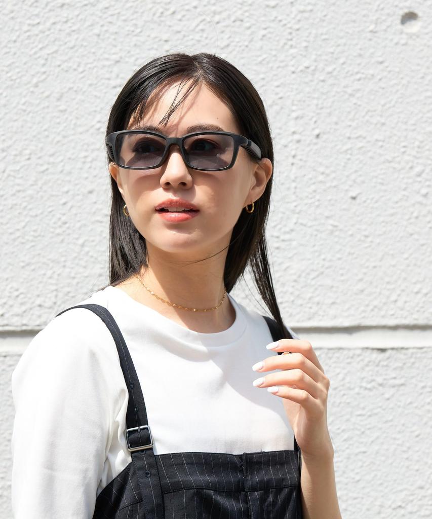 Zoff Suncut UV Cut Sunglasses GALILEO Flexible UV Protection for Men and Women Glasses/100% Wellington-style (Black) Metal-free 5516-154