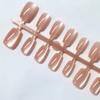 30Pcs Nail Tip Fake Nail  Wearable False Nails Simple Full Cover Press On Nails Diy Wear Nail Tool