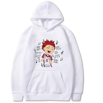 Japońska bluza z kapturem z motywem anime, jesień, zima, modny design, męska, damska, polarowa, oversize, pary, casualowe bluzy z kapturem