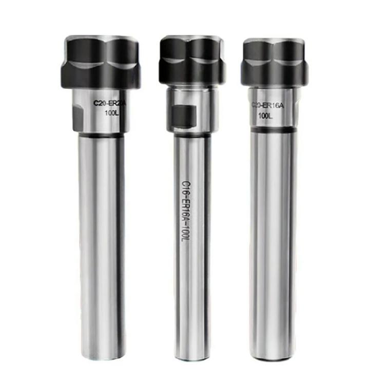 Heavy Duty Straight Shank Extension For Tool Alloy Steel 0.01mm Pulsation Control Highly Speed Milling Accessories