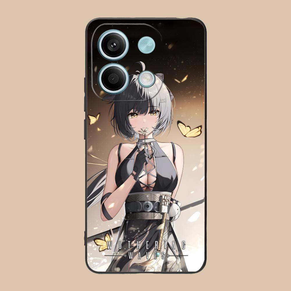 Wuthering Waves Rover Matte TPU Mobile Phone Case for Xiaomi 15 14 13 12 Mi 11 T Ultra Lite Pro S X 5G Colorful Printing Cover