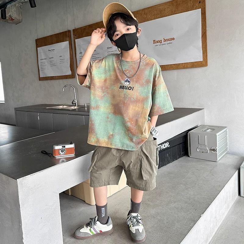 Boys' Trendy Summer Casual Suit 2025: Cool, Short-Sleeved Outfit for Kids