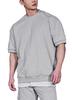 AYISTELU Short Sleeve Loose Plus Solid Crew Short Sleeve for and Fall Men's Sweatshirt, Fit, Sizes, Color, Neck, Casual, T-Shirt, Stretch, Basic,