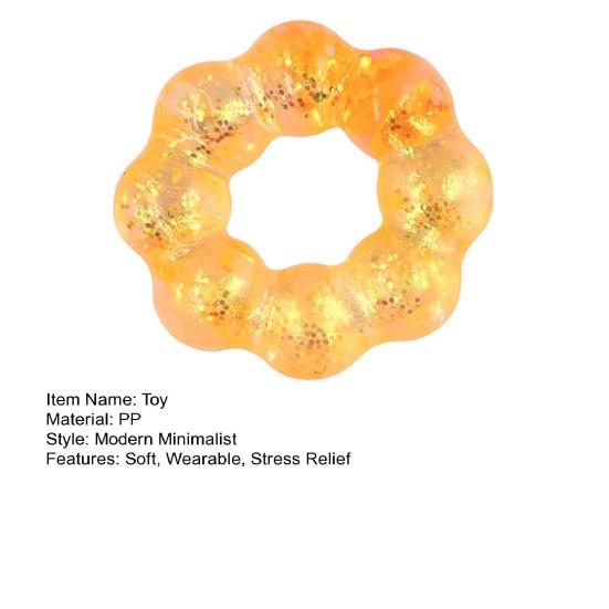 Braccialetto Giocattolo Spremibile Glitterato Braccialetti Sensoriali Morbidi Elastici Impastare Spremere E Mescolare Bande Giocattoli Fidget Indossabili a Ritorno Lento per Bambini e Adulti