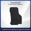 Black Suede Floor Mats for SAIC Volkswagen Viloran (2024-2025) - Removable Nylon.