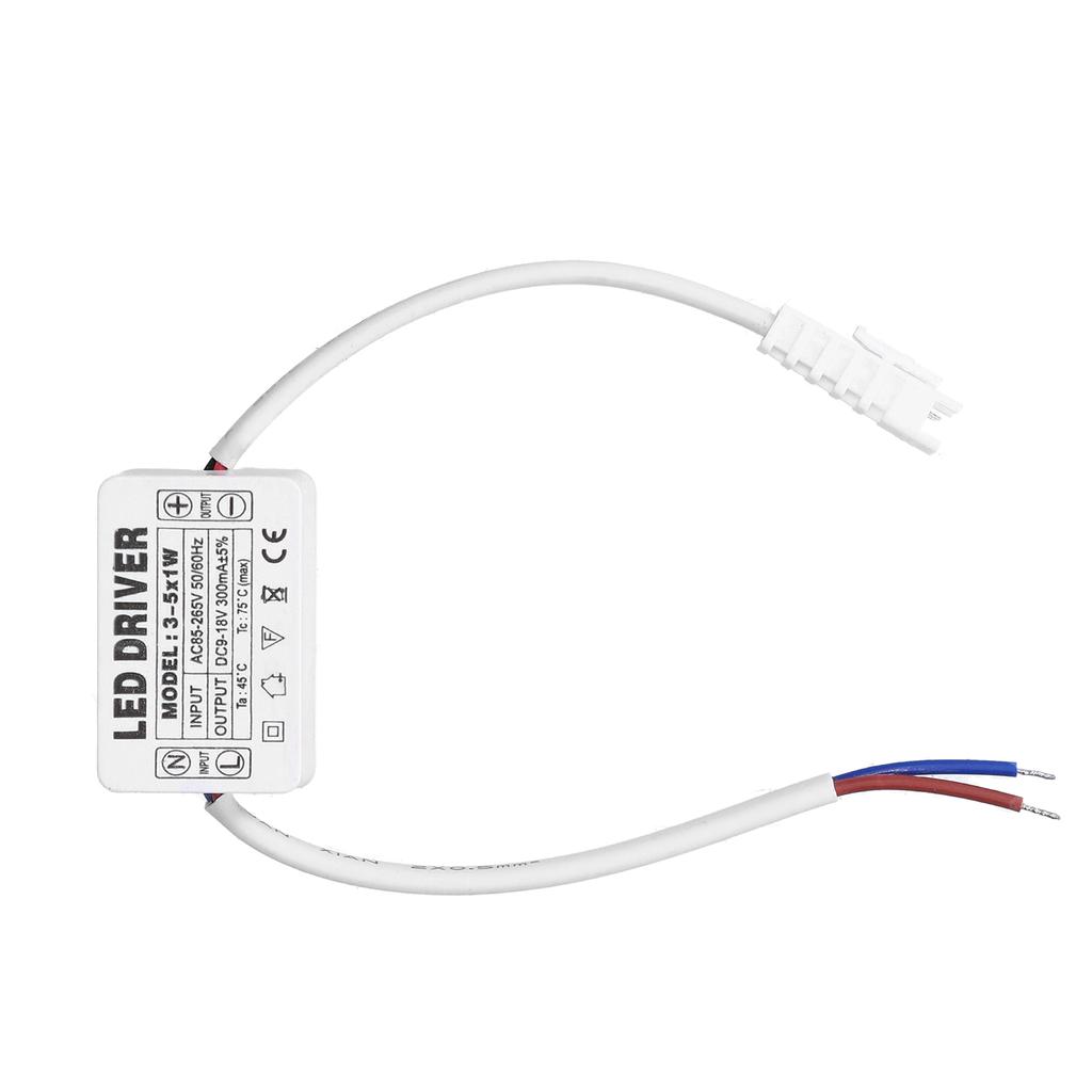 LED Driver 300mA 9‑18VDC Small Size Easy Installation Good Heat Dissipation LED Transformer for Home