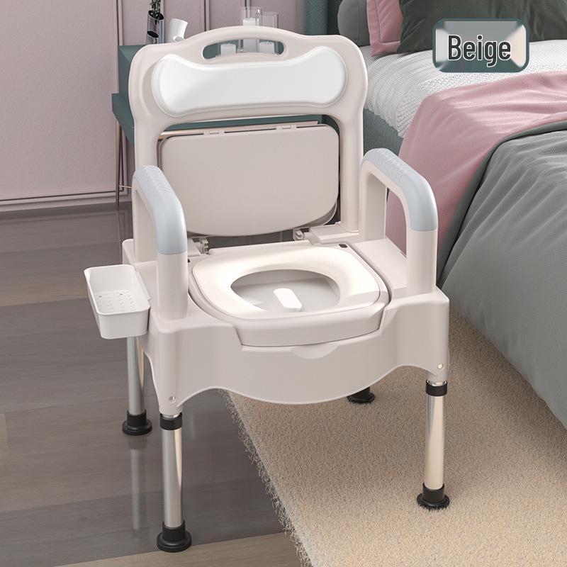 Portable Indoor Commode Chair for Elderly and Pregnant Women
