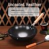 Kejiaxiang 30cm Traditional Non-Coating Iron Wok