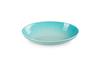 Le Creuset 23cm Oval Deep Dish, Cool Mint, Heat and Cold Resistant, Microwave, Oven, and Dishwasher Safe [Official Japanese Product]