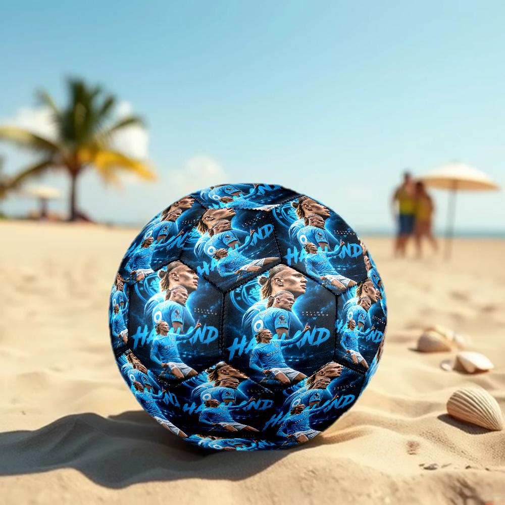 Erling Haaland Taglia 5 Pallone da Calcio Pallone da Calcio ad Alta Elasticità Per Competizioni all'Aperto Allenamento Quotidiano Gioco