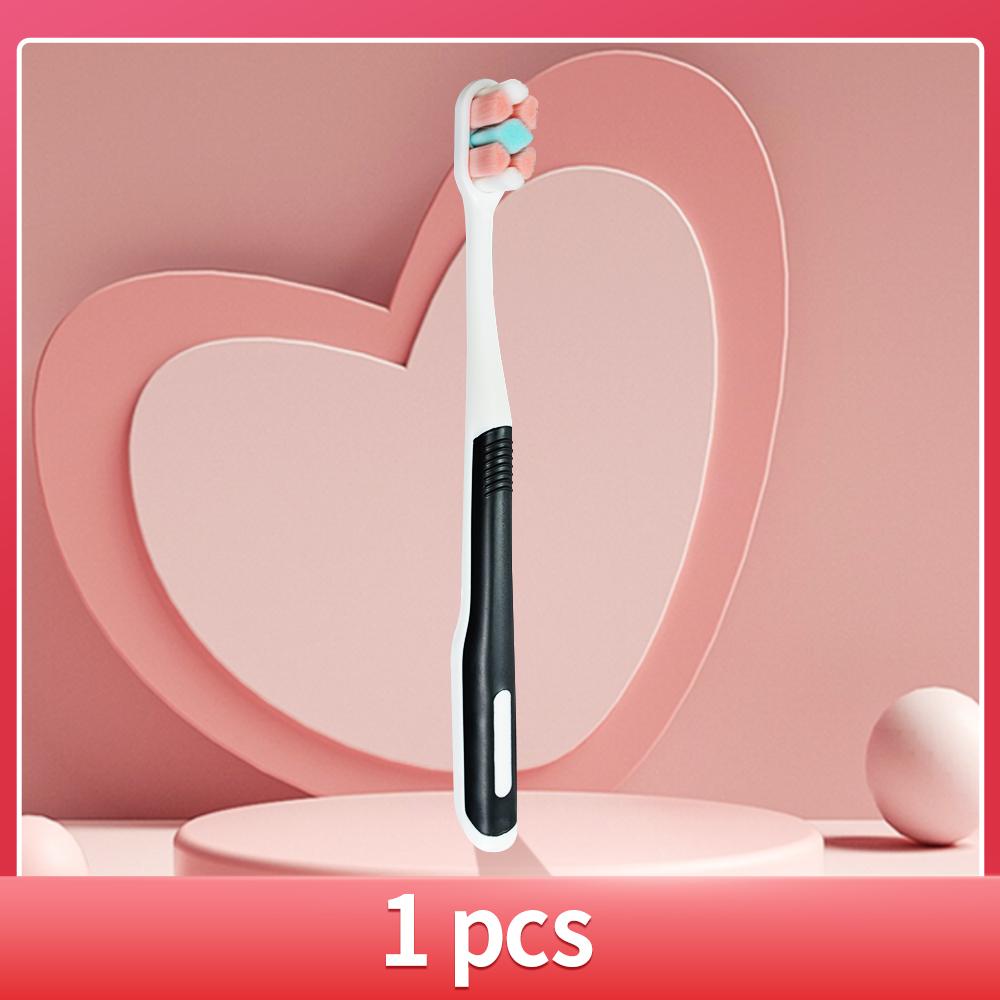 

2025 НОВЫЙ Уход за полостью рта Ультратонкая Мягкая Щетина Экологичная Портативная Дорожная Зубная Щетка Волокно Нано С Коробкой Поддержка Дропшиппинга чёрный