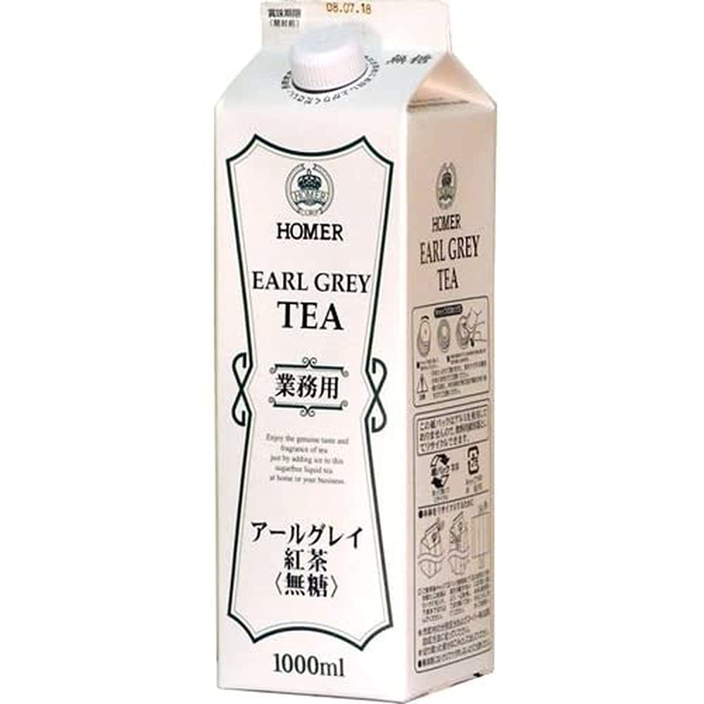 

Черный чай HOMER UCC Earl Grey без сахара в бумажной упаковке 1000 мл x 12 бутылок