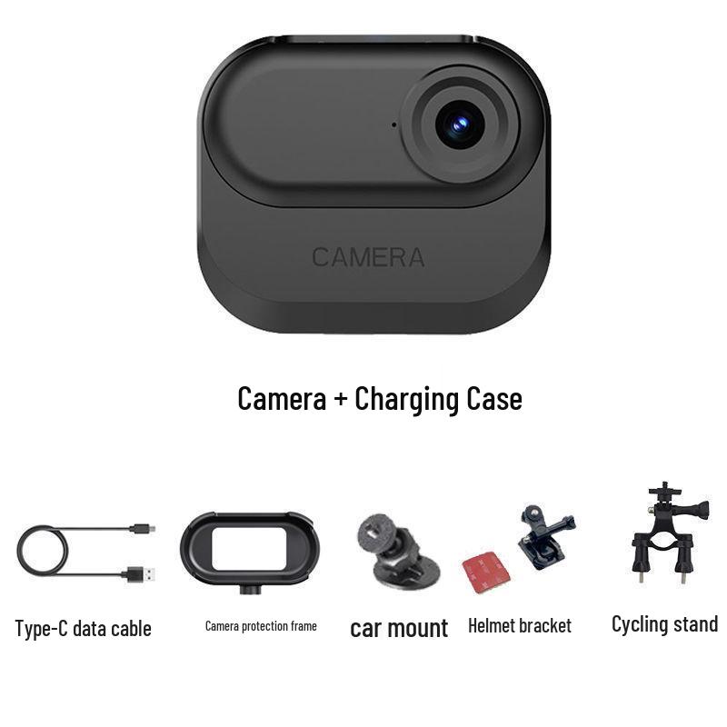 HD Action Camera for Students: Magnetic, Rechargeable, Outdoor Recorder for Motorcycles & Bicycles