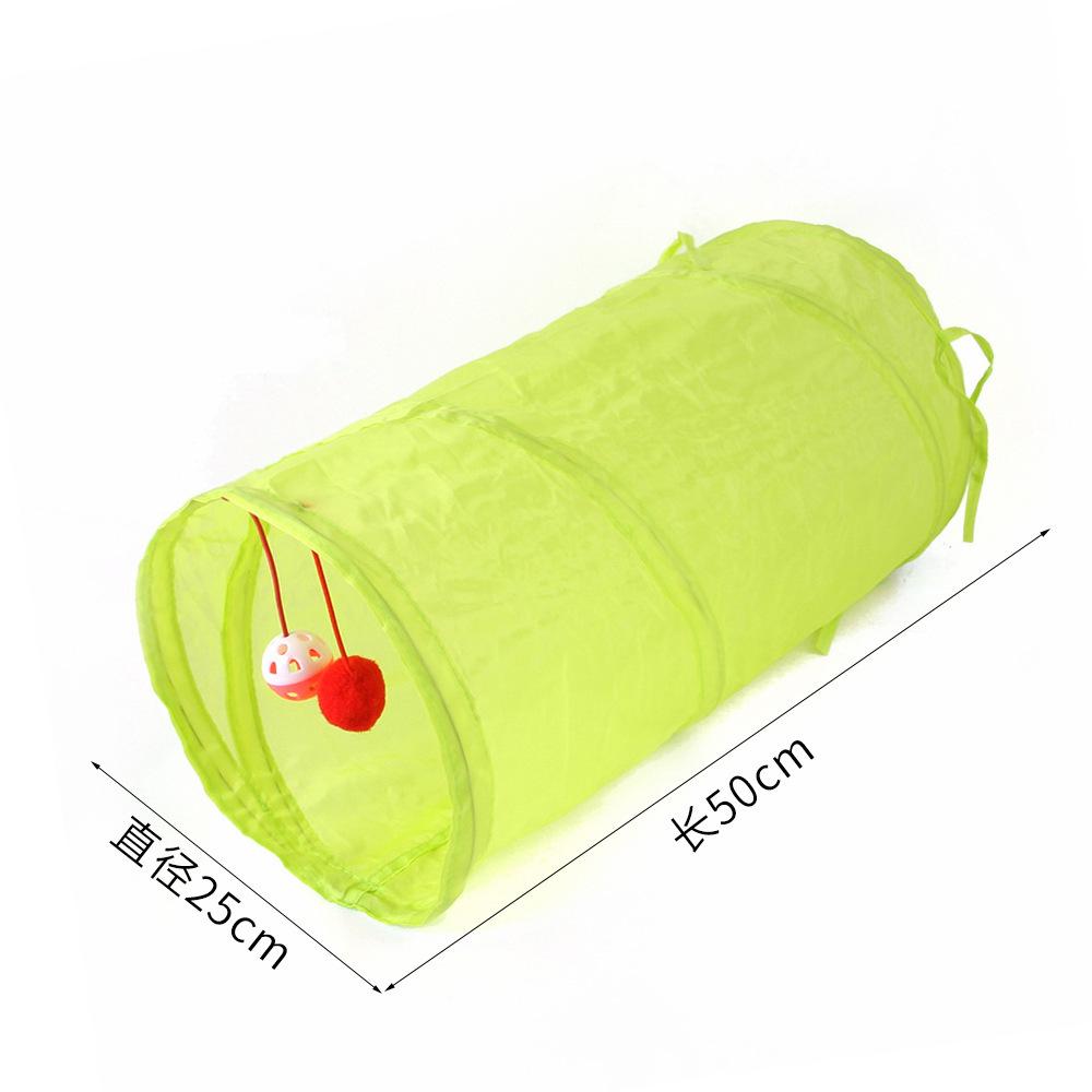 Foldable Rainbow Cat Tunnel: Interactive Cross-Border Play Tube for Cats