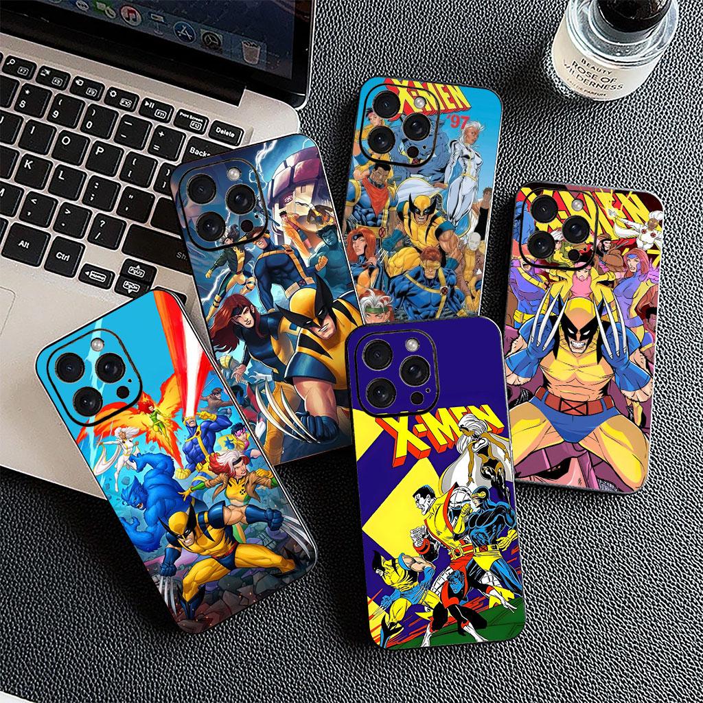 X Men Marvel Wolverine Xmens Casing Phone Cover for Apple iPhone 16 15 14 11 Pro Max 7 8 Plus SE2 SE3 SE 2022 2020 Case