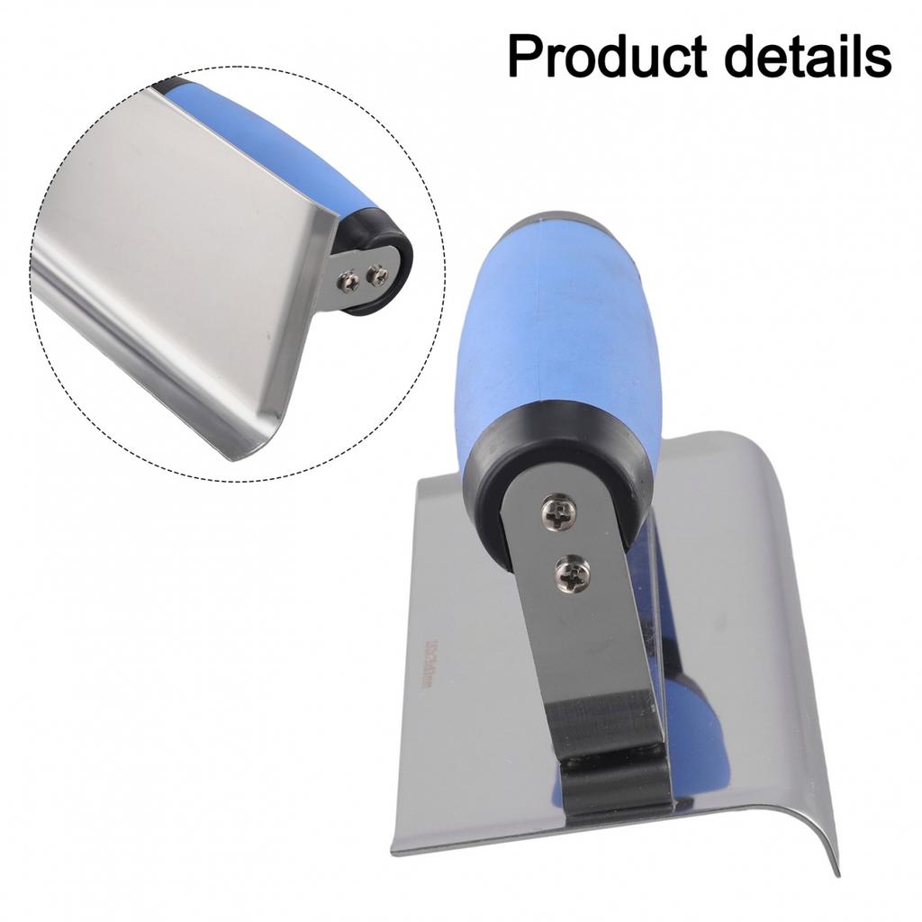 Plastering Trowel with Plastic Handle Designed for Ergonomic Comfort During Use