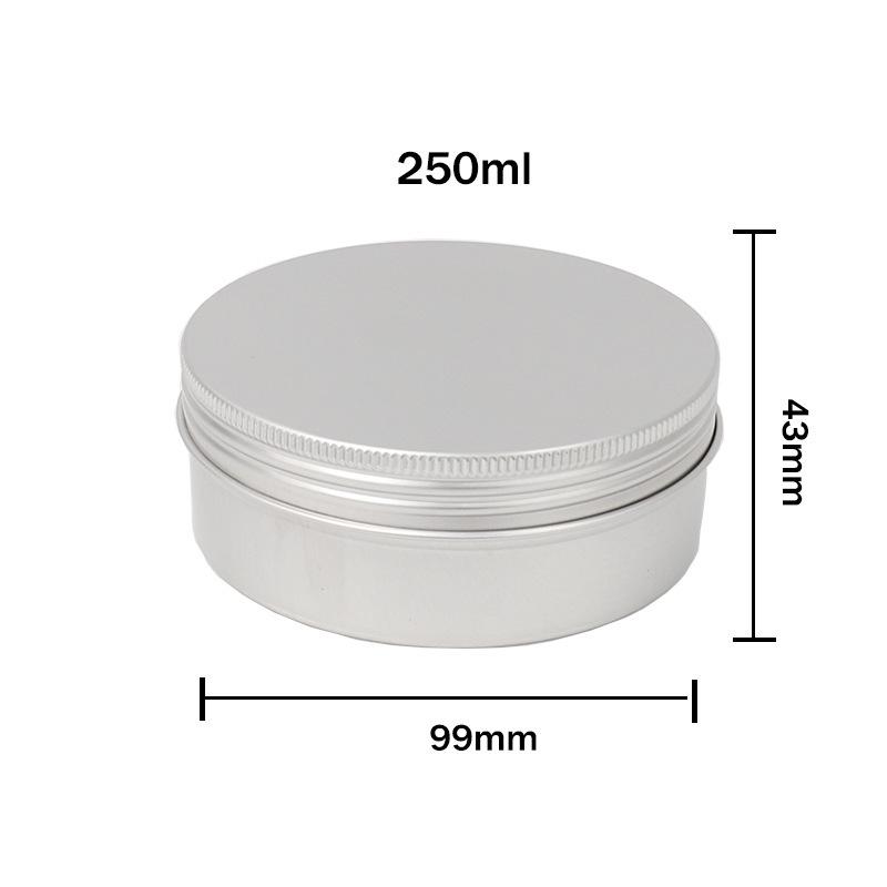 5g-250g Multi-Size Multi-Color Threaded Aluminum Tea Box Metal Can