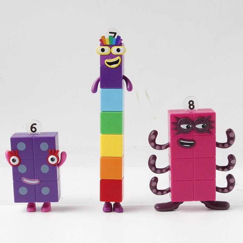 Numberblocks Bausteinfiguren Aus PVC-Material Für Sammler Und Kinder