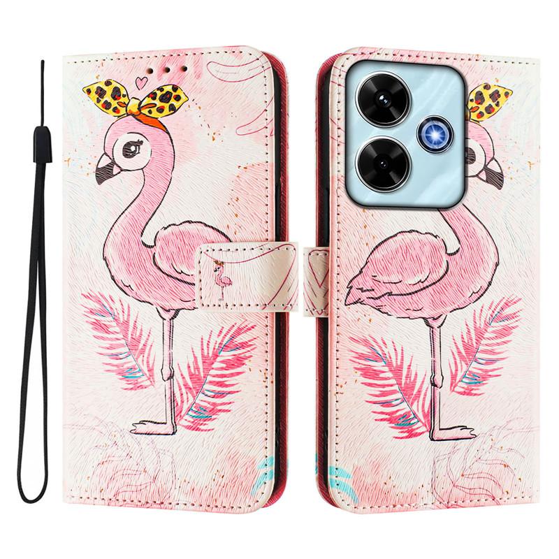 Luxury Flip Leather Case For Xiaomi Redmi 13 5G Flip Cover On For Xiomi Redmi 13 4G Redmi13 Wallet Bags Flower Cases Etui 2025