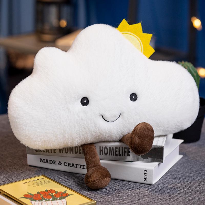 Nordic Style Sun, Moon & Star Plush Toy Cushion Set