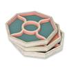 Octagonal Jewelry Tray Creative Jade Storage Display Tray Counter Bracelet Display Plate Live Streaming Jewelry Shooting Props