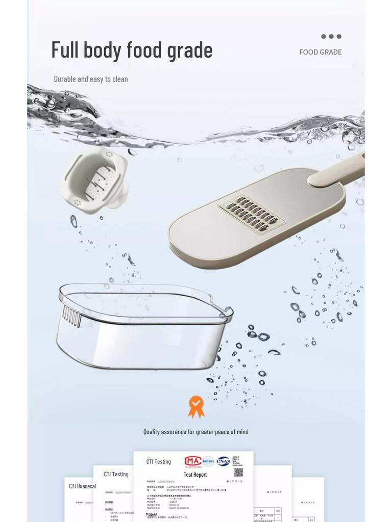 Multi-Functional Vegetable Slicer & Grater: Potato, Radish, Cucumber Peeler Tool
