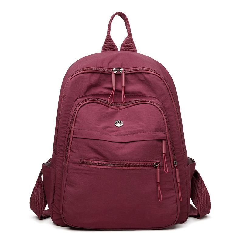 Women's Backpack Lightweight Large Capacity Nylon Backpack Travel Bag