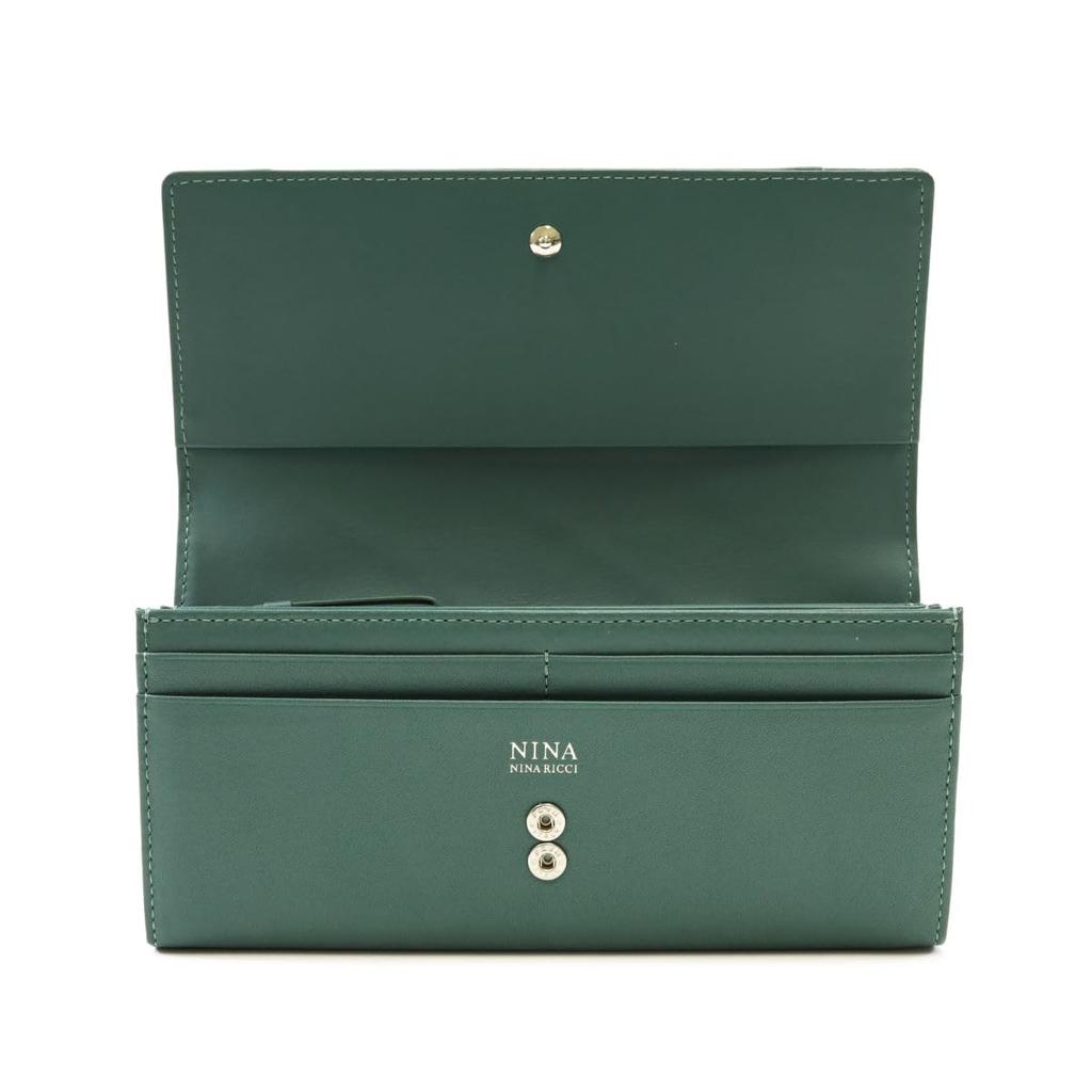 Labyrinth Purse Zipper Long Wallet 35-3053 Green