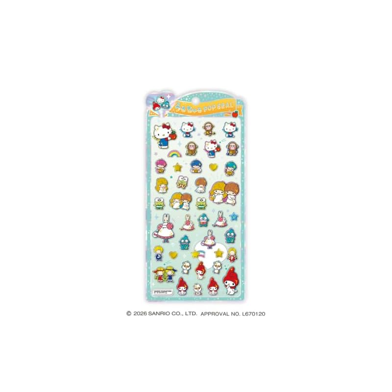 Crux Uruchuru Stickers Sanrio Characters/ 139153