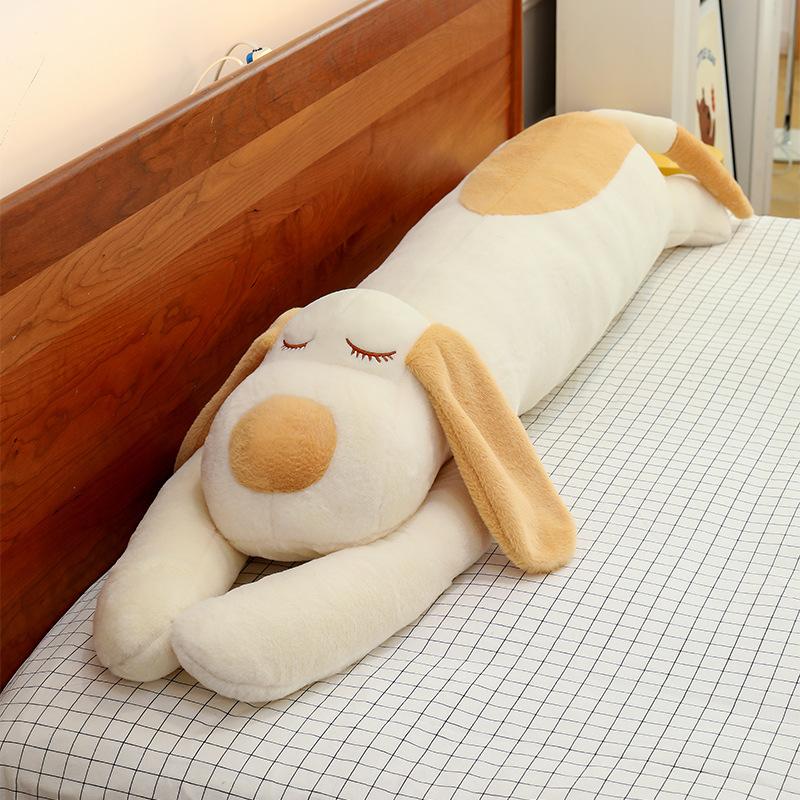 Cute Dog Long Throw Pillow Plush Toy Large Doll Rag Doll Bed Sleeping Pillow Sleeping Pillow